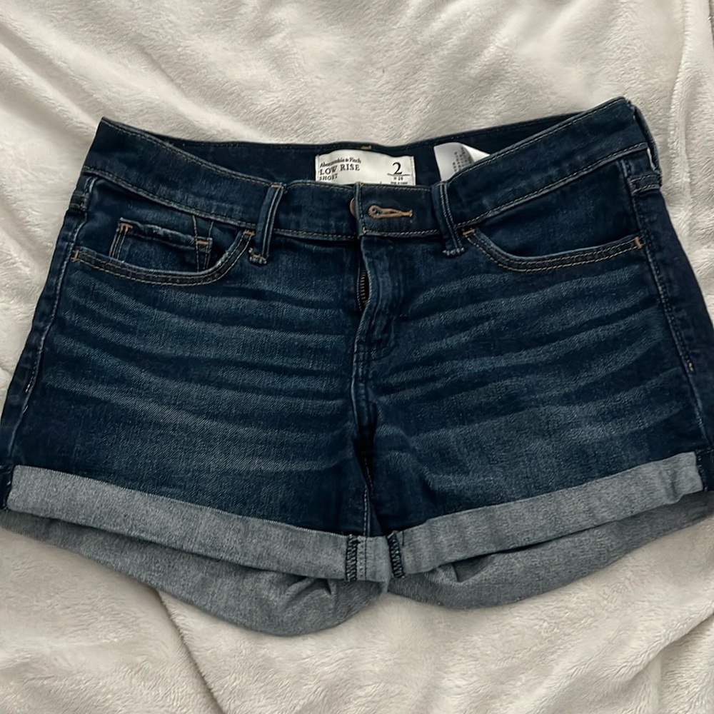 abercrombie low rise shorts